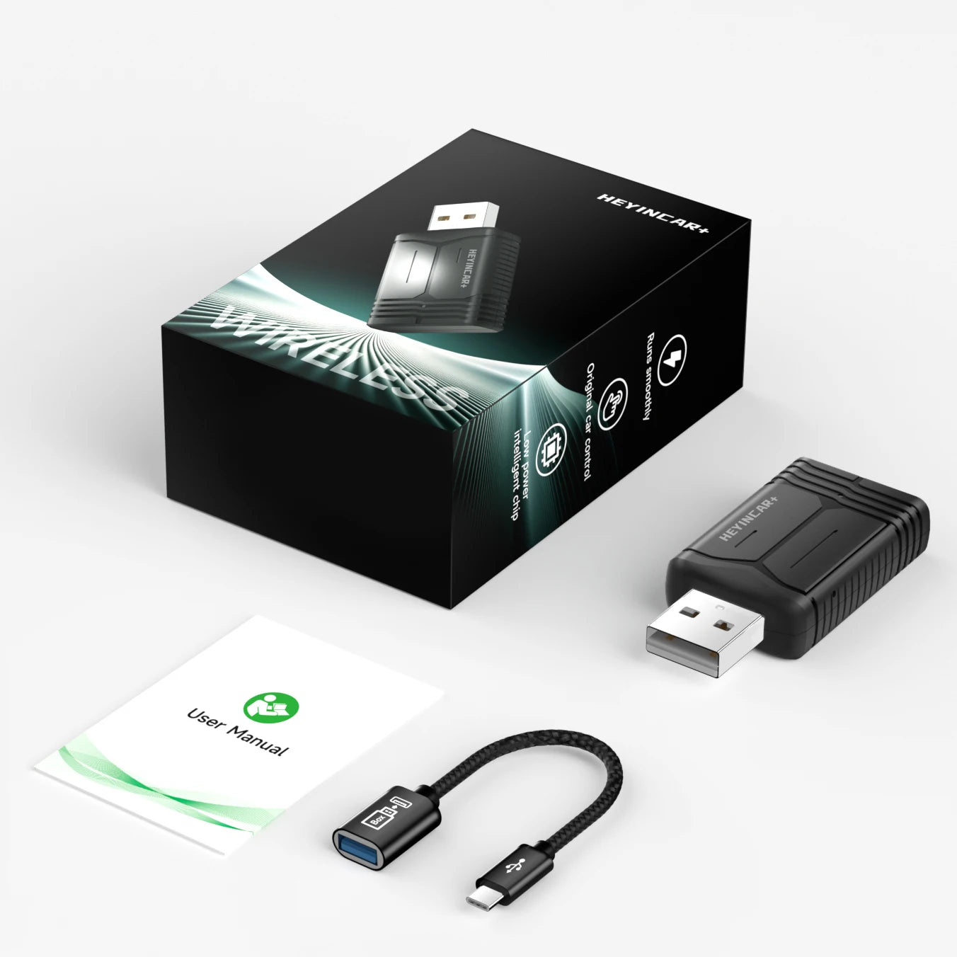 đźš— Adaptateur sans fil 2-en-1 HEYINCAR 2025 Android Auto & CarPlay